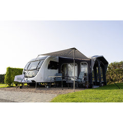 Sonnensegel Vango grau für Caravanvorzelt