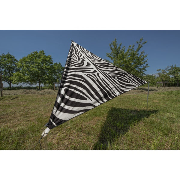 Sonnensegel Zebra Druck – BENT 250x250 cm