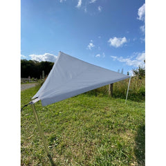 Sonnensegel Zip-Protect Canvas (verbindbar) - grau