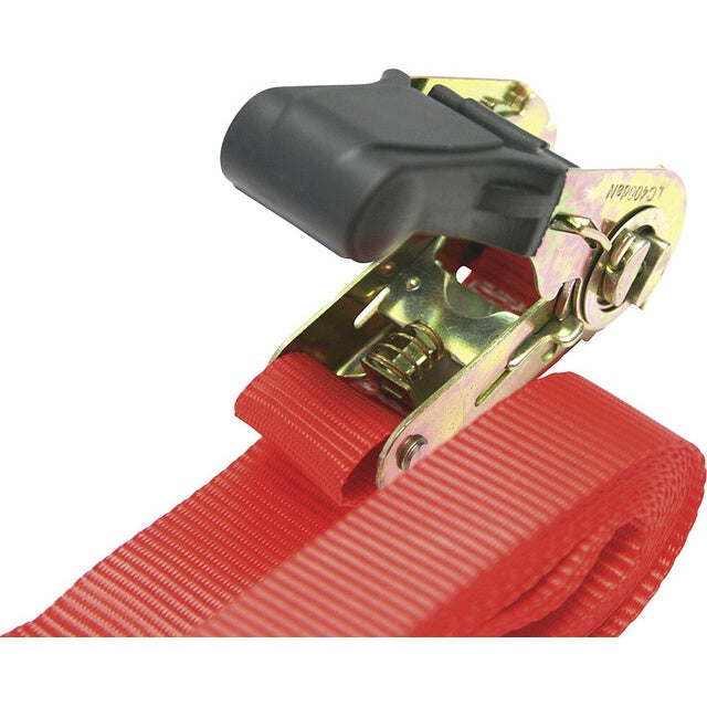 Spann- und Verzurrgurt-Set 2,5x500 cm rot