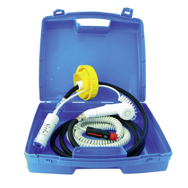 Spiral-Mobildusche 12V für Camping