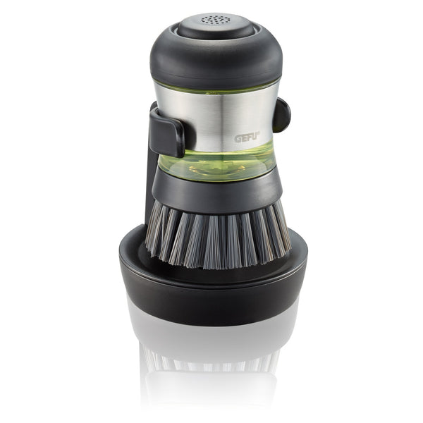 Spülmittelbürste SWIFT mit Abtropfständer schwarz