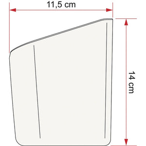 Staubehälter FIAMMA Pocke Plus L weiß - 2