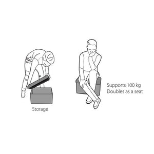 Staubox Hocker Outwell Cornillon M grau melange - 2