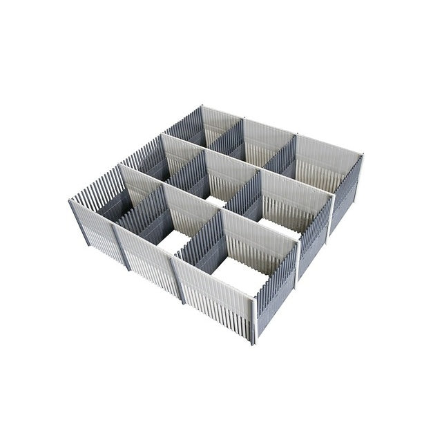 Stauleiste 100 MAXXI lichtgrau/anthrazit 8er Set