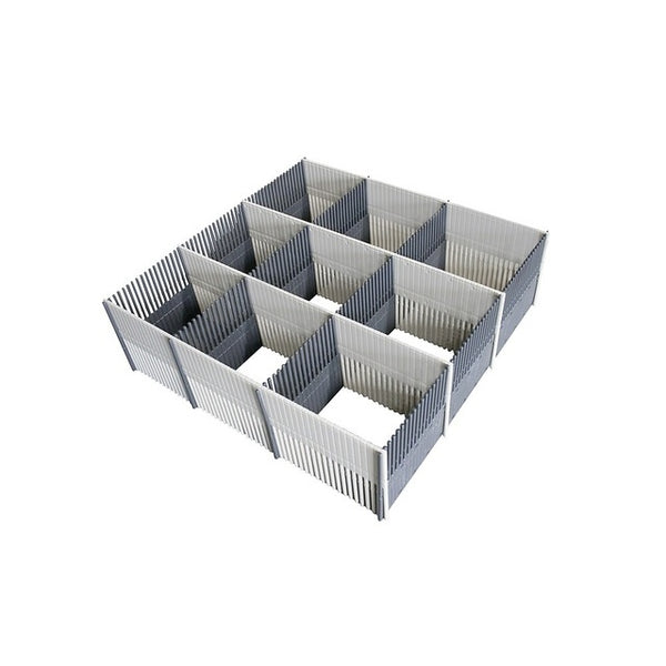 Stauleiste 100 MAXXI lichtgrau/anthrazit 8er Set