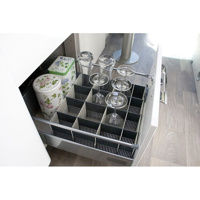 Stauleiste 100 MAXXI lichtgrau/anthrazit 8er Set