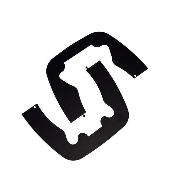 Stechschutzplatte Türgriff Eurochassis ab 2006, schwarz