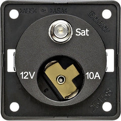 Steckdose 12 V + SAT anthrazit - Berker