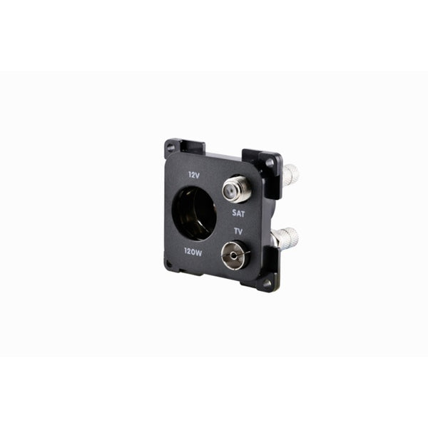 Steckdose 12V DIN TV+SAT schwarz - FAWO