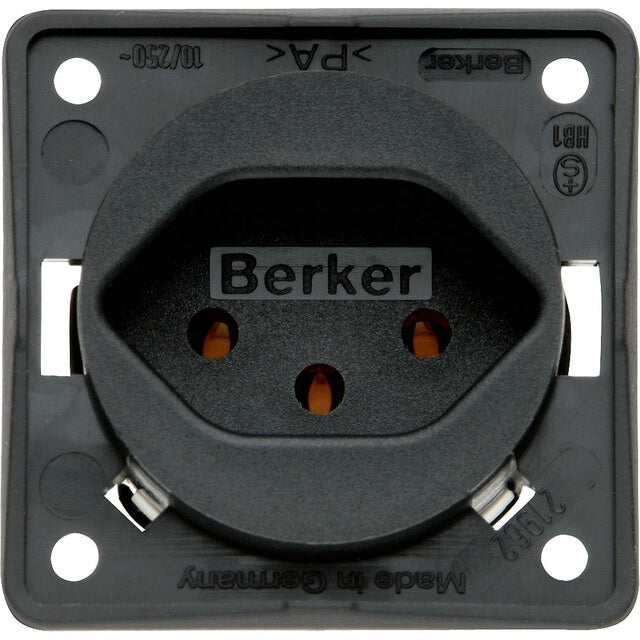 Steckdose Berker Schweiz polarweiß 10A 250V
