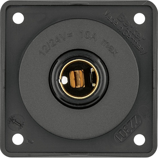 Steckdose klein Berker anthrazit 12 V DIN