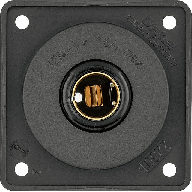 Steckdose klein Berker anthrazit 12 V DIN