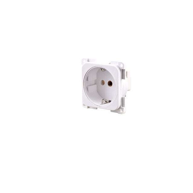 Steckdoseneinsatz Schuko 10/16A 250V, weiß