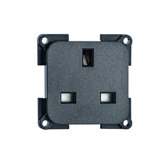Steckdoseneinsatz Schwarz - British Standard