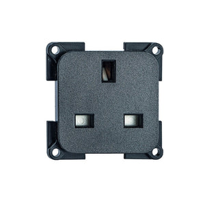 Steckdoseneinsatz Schwarz - British Standard