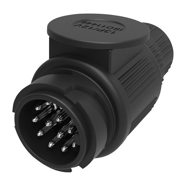 Stecker Erich Jäger 13-polig schwarz