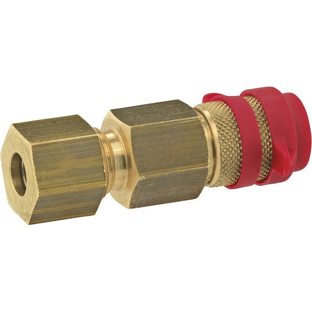 Steckkupplung PS 5 bar Messing 0,8 cm – ohne Stecktülle