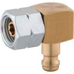 Stecknippel GOK 90° Messing G1/4 LH - UEM - GOK ML Freizeitshop
