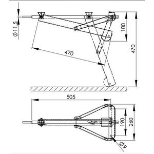Steckstütze Al-Ko 800 kg - Kurz & Kompakt - 2
