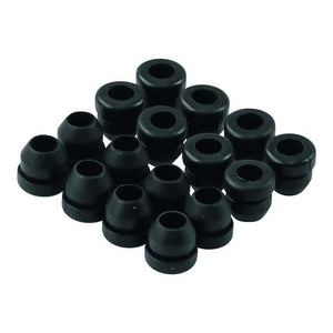 Stopfen Halter Schwarz - 16 Stück D=4,7 mm