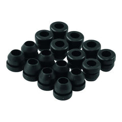 Stopfen Halter Schwarz - 16 Stück D=4,7 mm