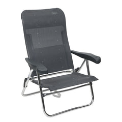 Strandstuhl AL-205/40 dunkelgrau – 7-fach verstellbar