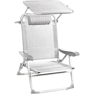 Strandstuhl Makai mit Sonnenblende - Komfort pur