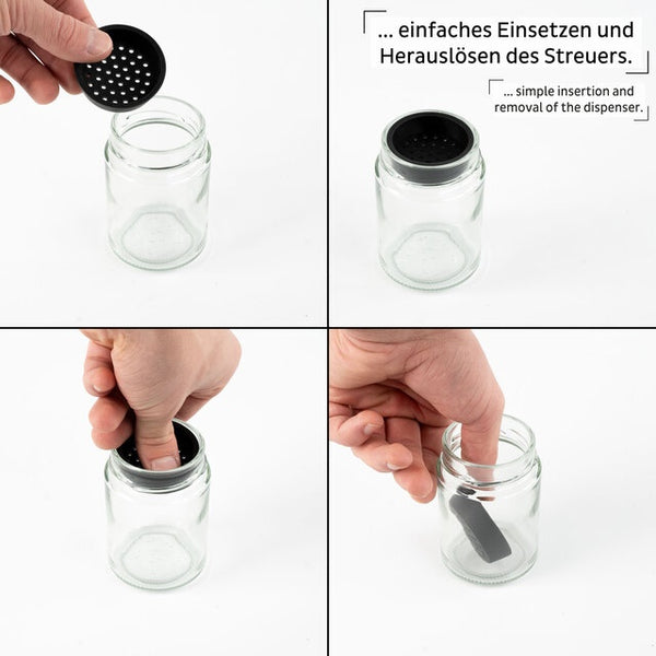 Streueinsätze für Feinkost Magnetgläser - 6