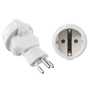 Stromadapter Schweiz CEE 7/3 auf CHE Typ J (10A)