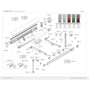 Stützfuß für F45i/F45 L 400-450cm - 2