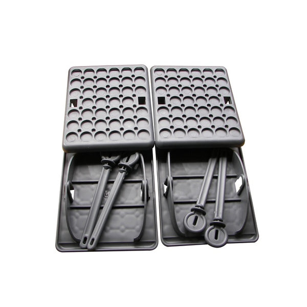 Stützplatten Jumbo Foot für Kurbelstützen – 4 Stück