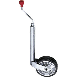 Stützrad Plus 200x50 Vollgummi, Blechfelge