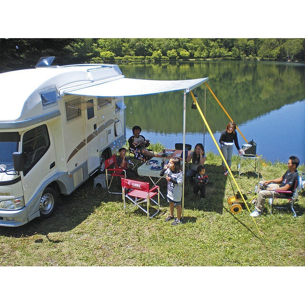 Sturmband Tie Down Gelb für Markisen-Befestigung - 3