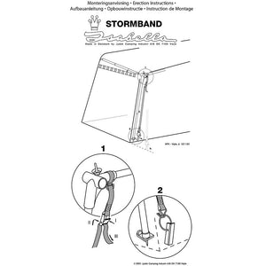 Sturmsicherung Isabella - Zeltbefestigung grau - 2