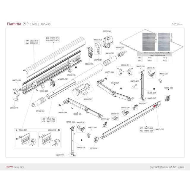 Stutzen für F45L 400-600 cm - Hochwertige Ersatzteile
