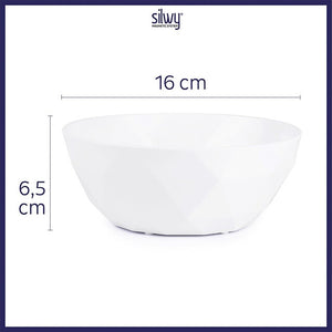 Super-Magnet-Bowl 2er-Set weiß – silwy - 2