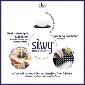 Super-Magnet-Bowl 2er-Set weiß – silwy - 4