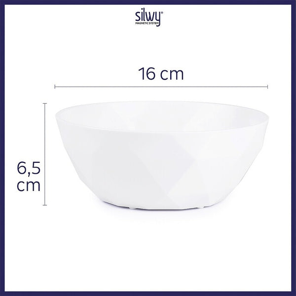 Super-Magnet-Bowl weiß 6er-Set von silwy