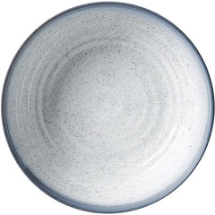 Suppenteller Melamin BRUNNER 21 cm creme blau