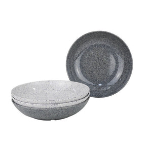 Suppenteller Set Granite 4-tlg. – Melamin grau - 2