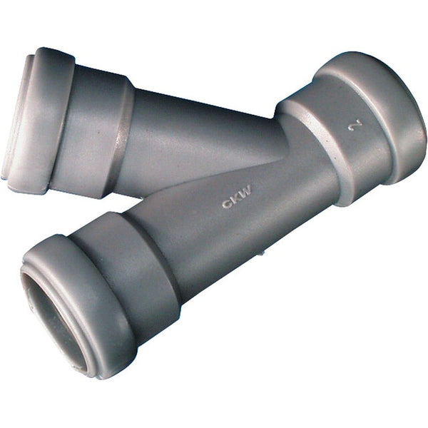 T-Stück 45° AW-Rohr 28 mm mit Dichtung