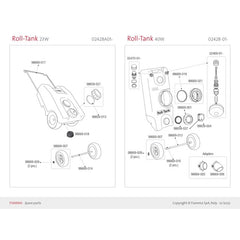 Tank-Flansch für Rolltank 40F & 40W