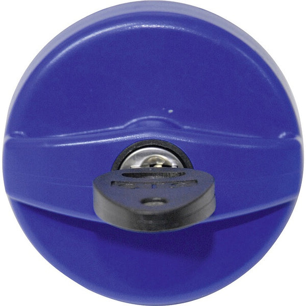 Tankdeckelverschluss STS blau m.Bel. Zadi Zyl.