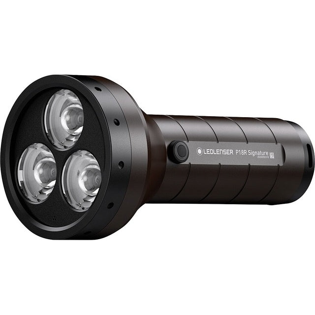 Taschenlampe LEDLENSER P18R Signature braun