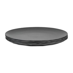 Teller 4er-Set Club Plate 26 cm – nature ash grey
