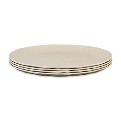 Teller flach 4er-Set nature desert sand – 26 cm
