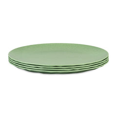 Teller flach Club Plate 4er-Set – nature leaf green