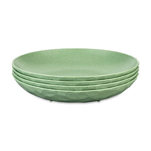 Teller tief 4er-Set Nature Leaf Green – koziol