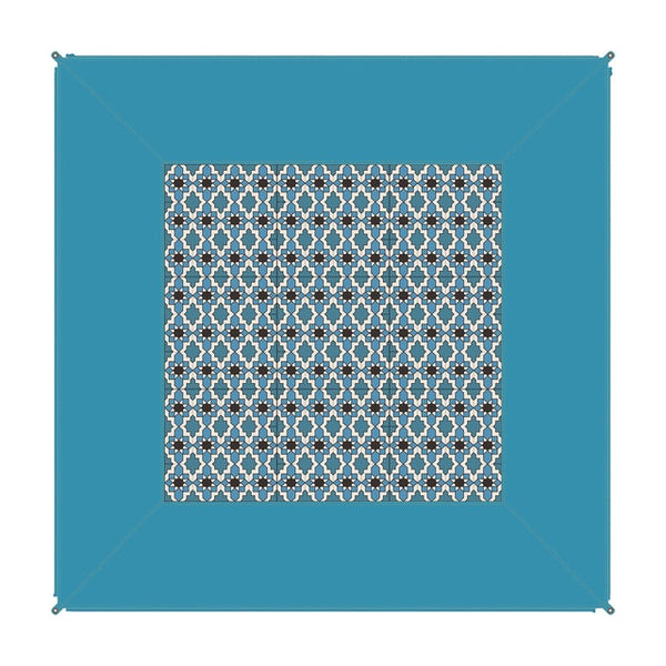 Teppich BENT Zip-Carpet karibik hellblau 250 cm - 3